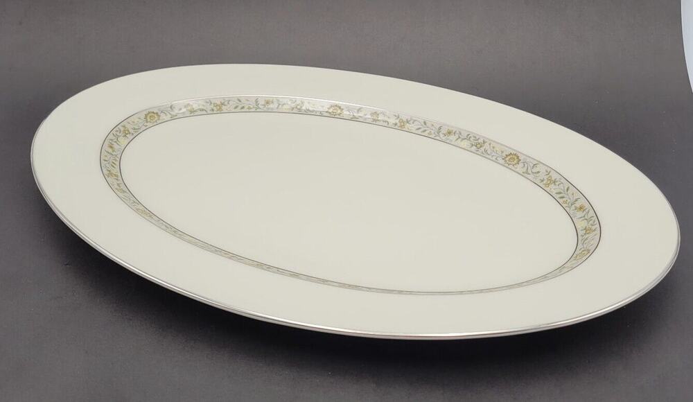 Vintage Lenox Springdale Oval Serving Platter Discontinued 15 7/8"